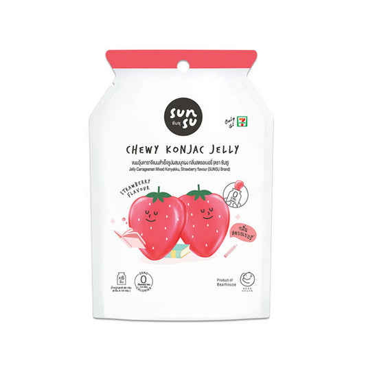 Sunsu Jelly mixed with strawberry flavored