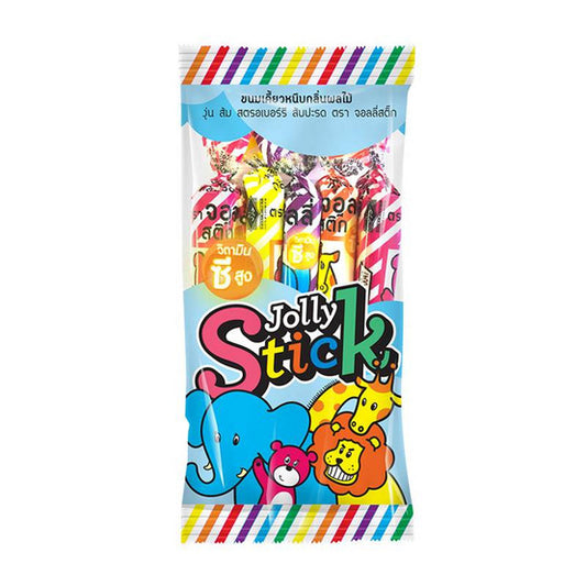 Jolly Sticks Fruit Flavored Chewing Lollipops